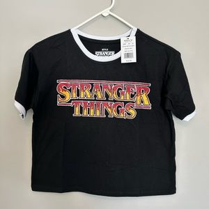 NWT - Stranger Things crop T-shirt